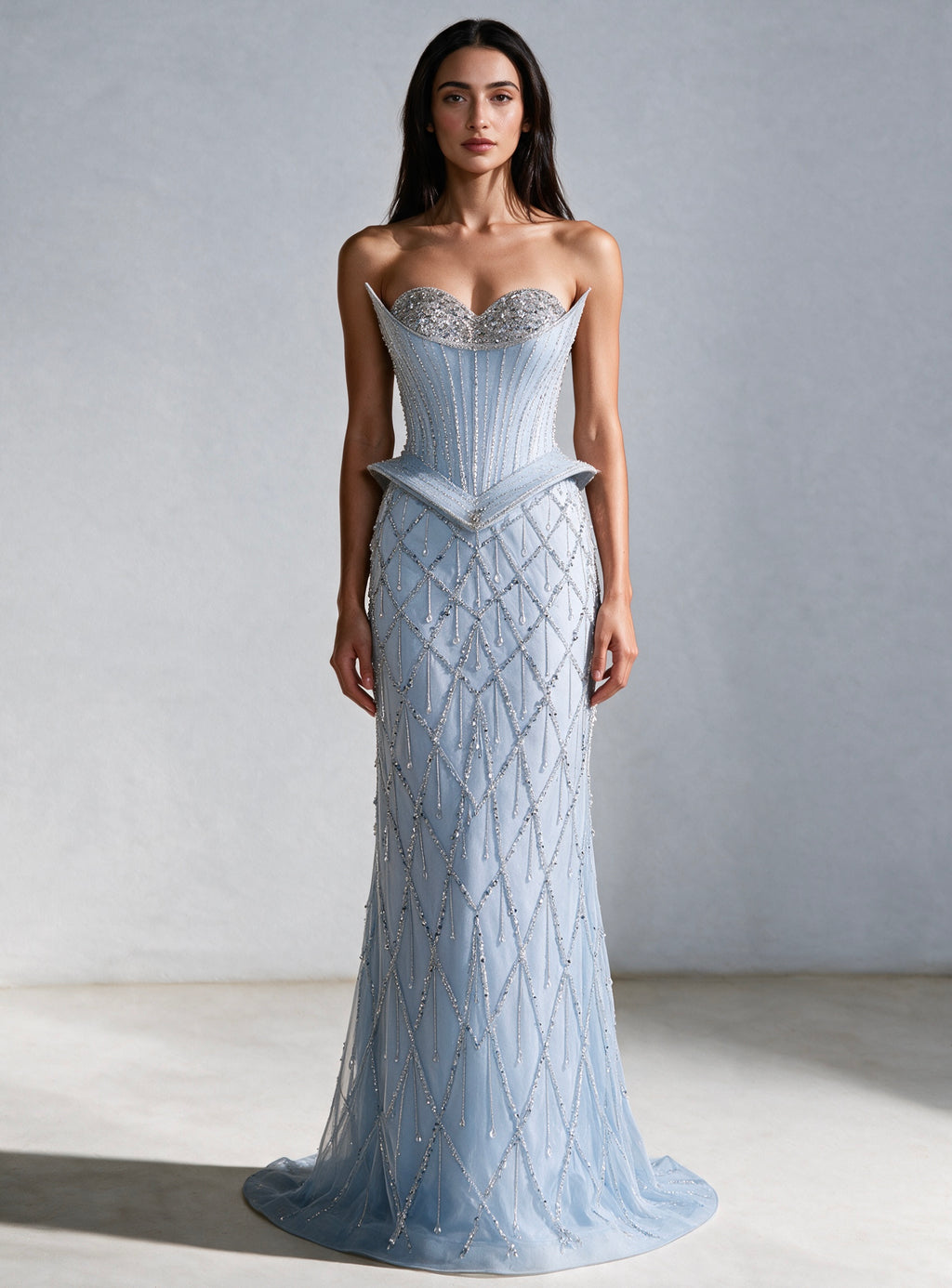 The Duchess Gown – Blue