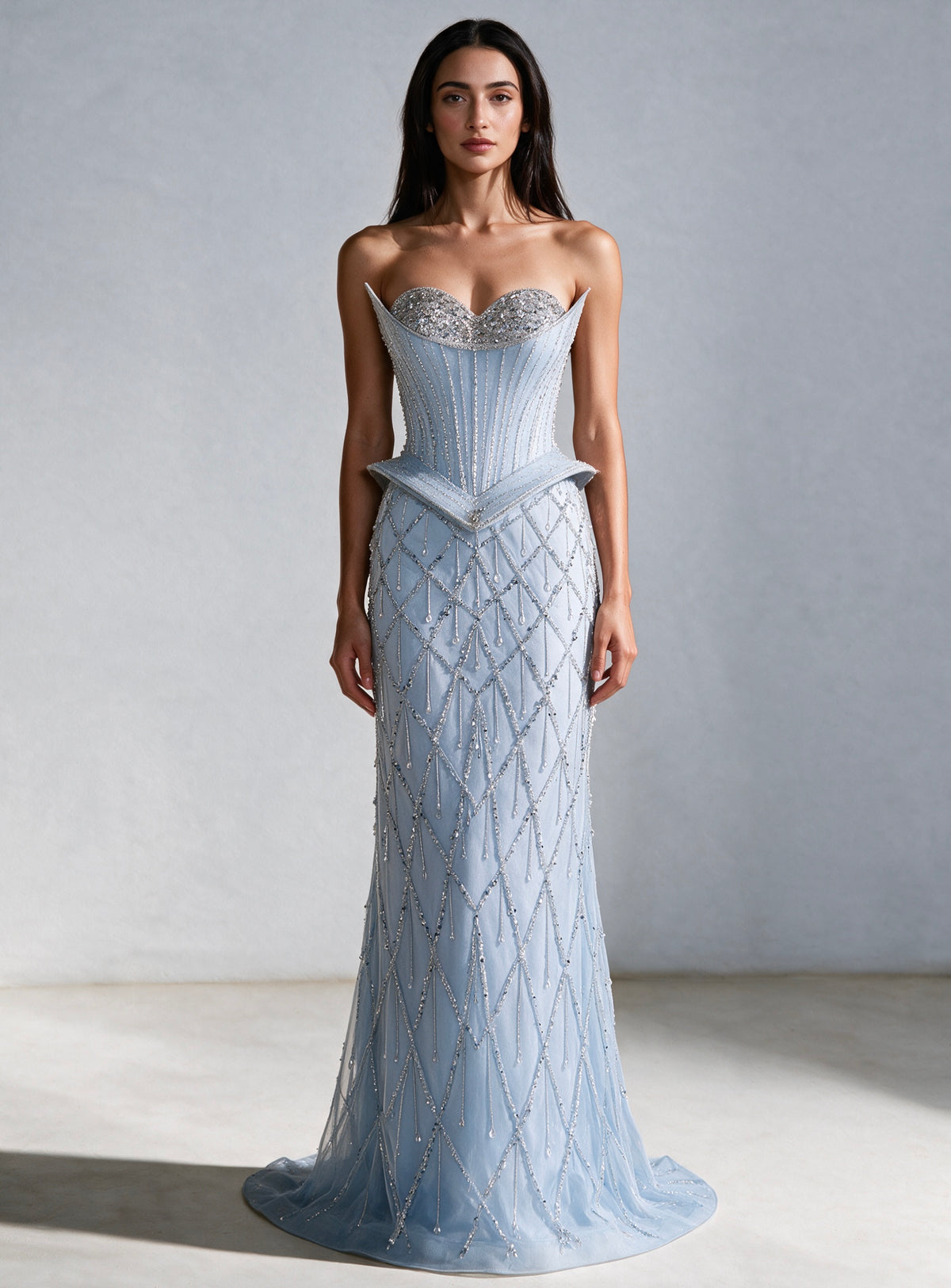 The Duchess Gown – Blue