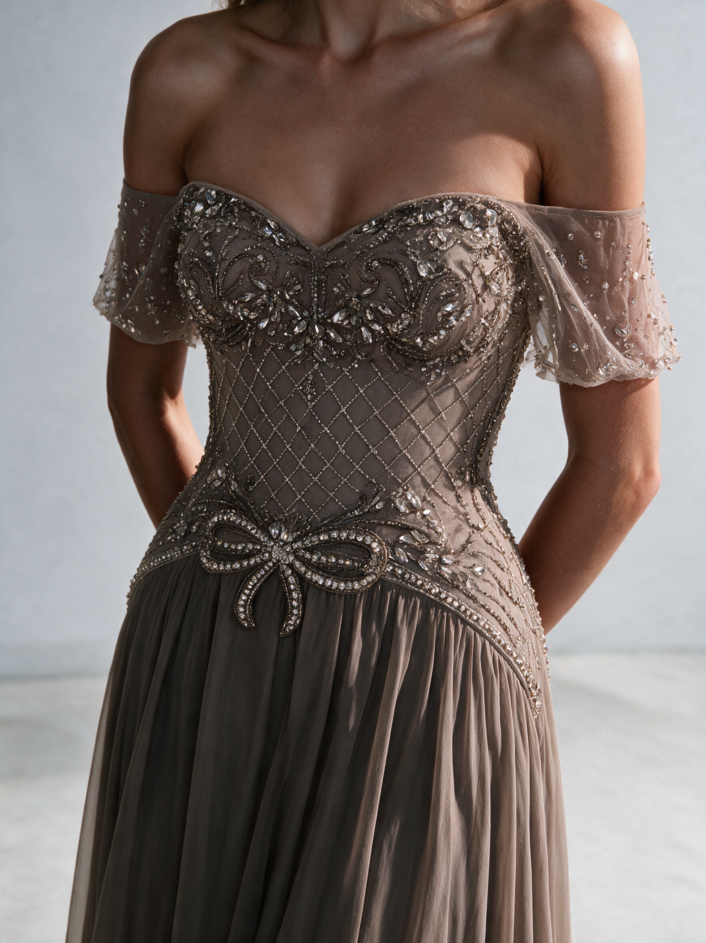 The Ribbon Gown – Caramel