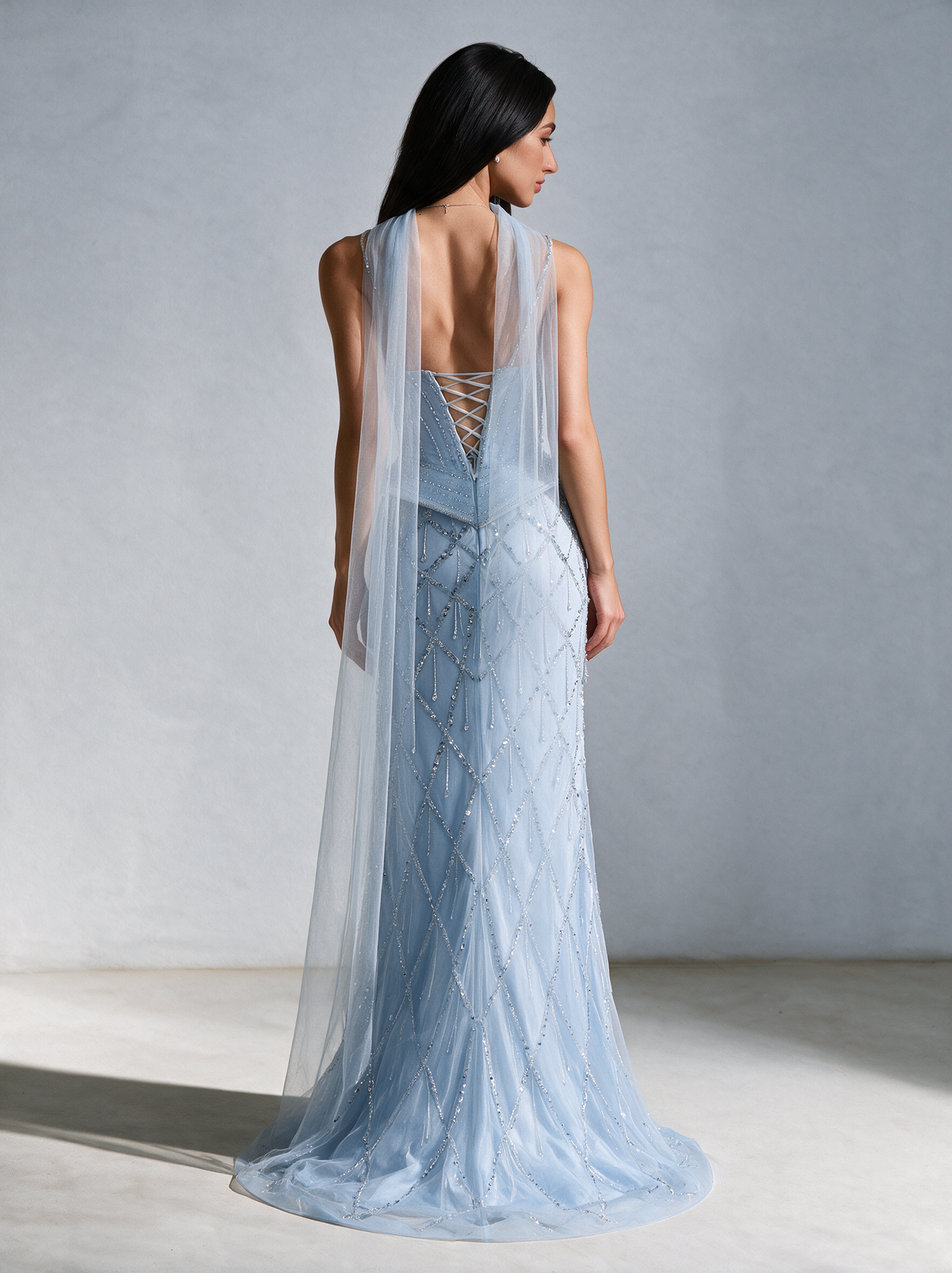 The Duchess Gown – Blue