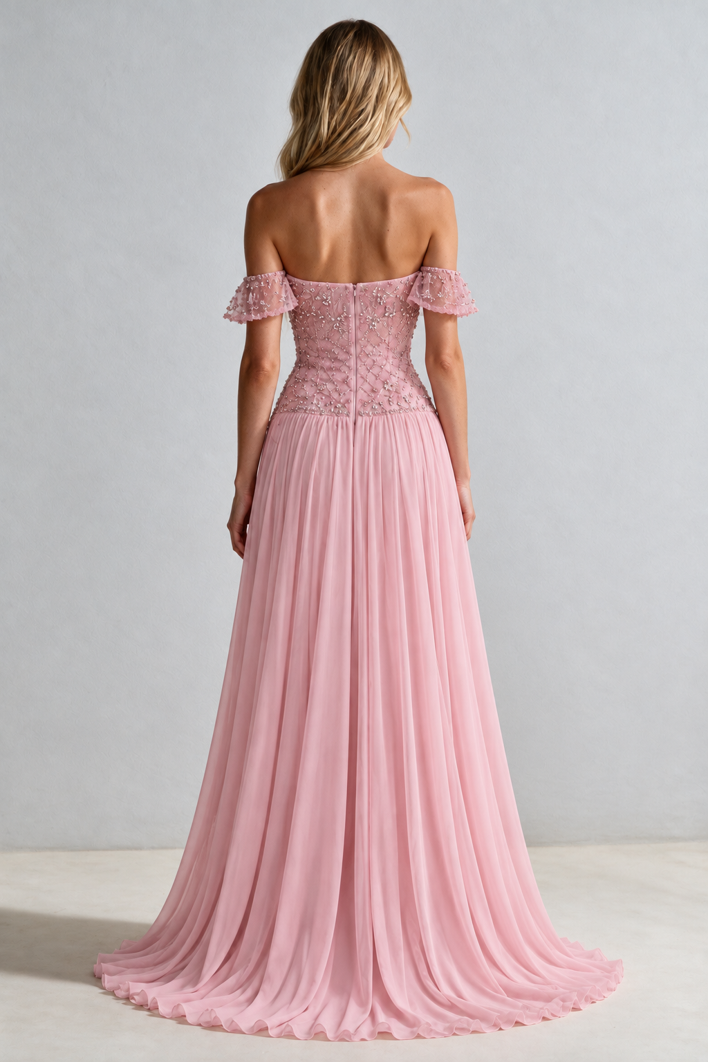 The Ribbon Gown – Blush